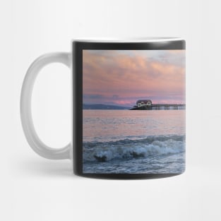 Mumbles Pier and Lifeboat Station, Mumbles, Wales Mug